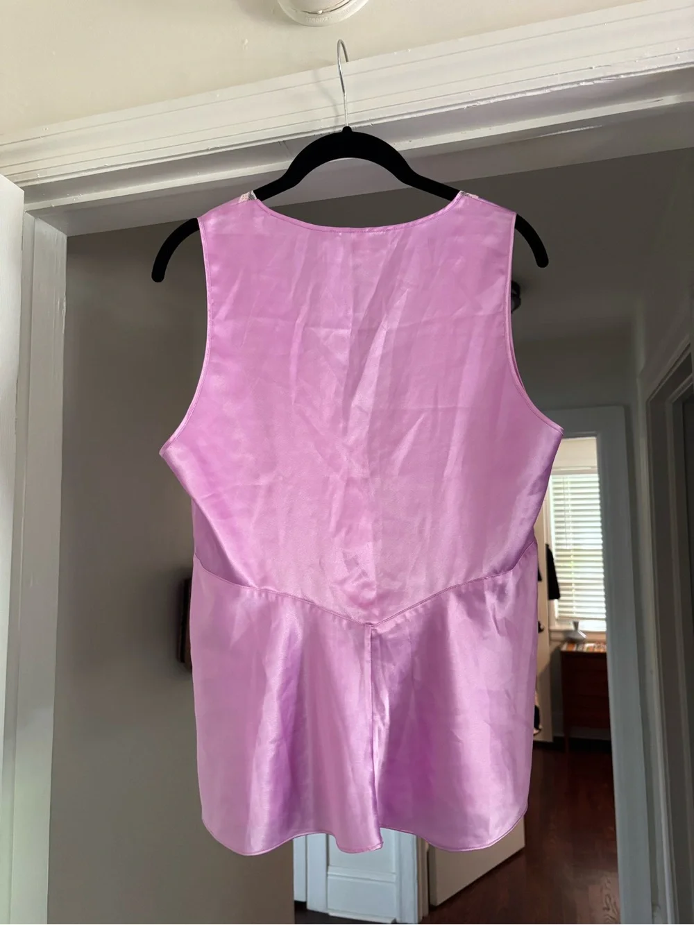 Betsey Johnson Camisole Large Lilac Satin Intimates - Picture 4 of 4